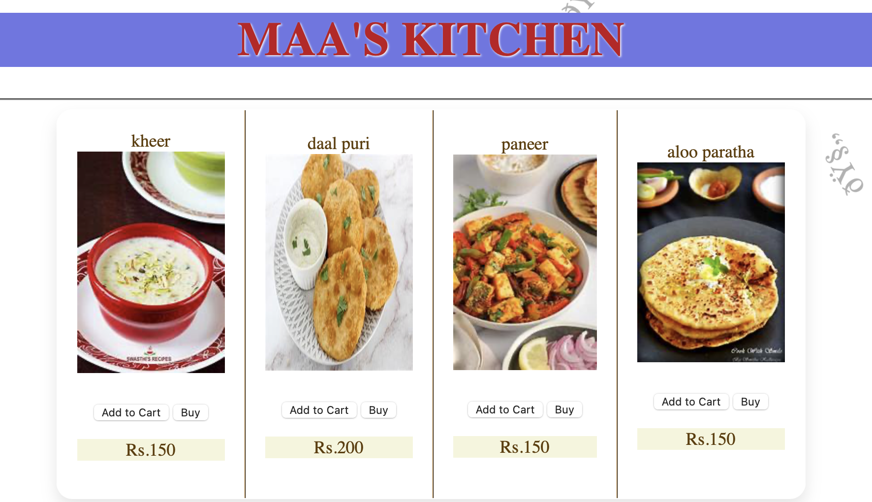 Maa's Kitchen Screenshot